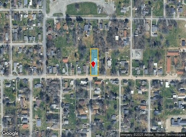 921 W Oak St, Herrin, IL Parcel Map