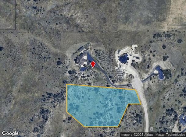  3391 Lost Lake Ct, Franktown, CO Parcel Map