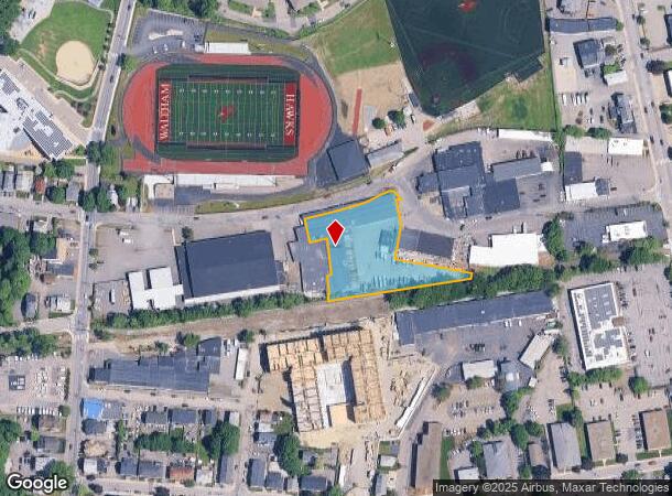  47 Athletic Field Rd, Waltham, MA Parcel Map