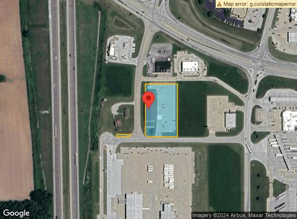  130 Olson Dr, Lincoln, IL Parcel Map