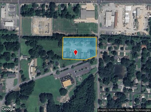  701 S Elm St, Searcy, AR Parcel Map