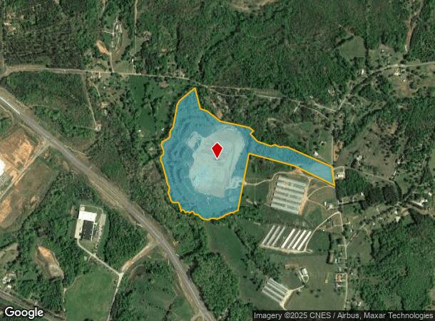883 S Yow Mill Rd, Toccoa, GA Parcel Map
