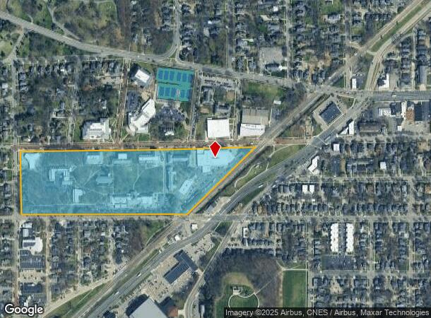  1201 Academy St, Kalamazoo, MI Parcel Map