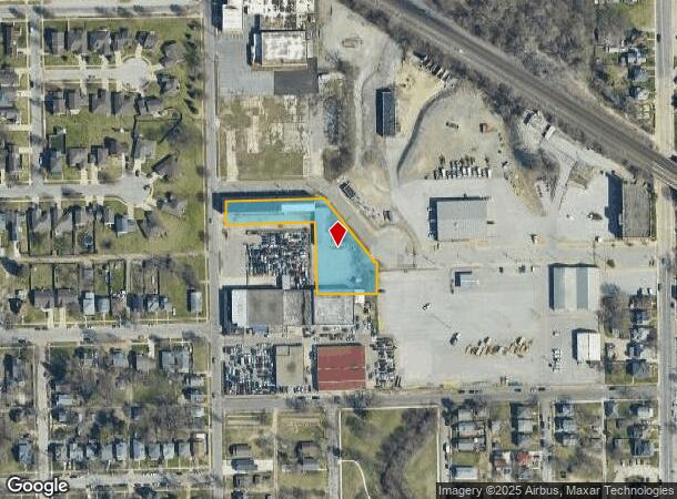  1302 High St, South Bend, IN Parcel Map