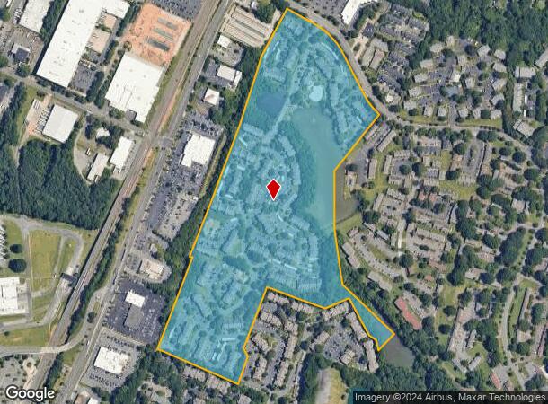  7600 Waterford Lakes Dr, Charlotte, NC Parcel Map