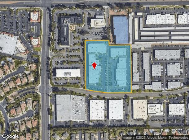  2701 Saturn St, Brea, CA Parcel Map