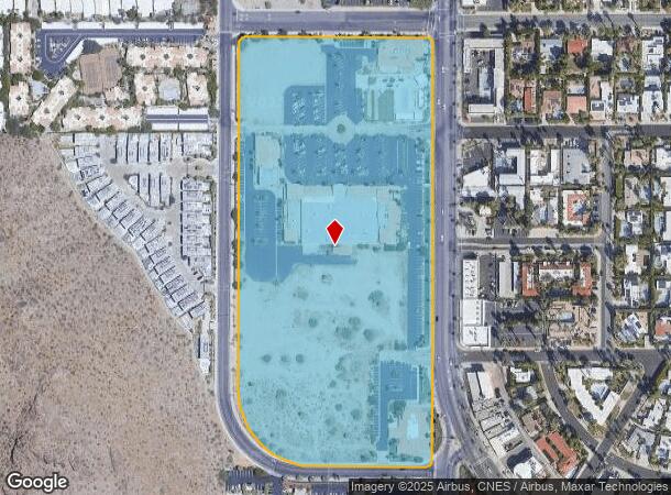  1555 S Palm Canyon Dr, Palm Springs, CA Parcel Map