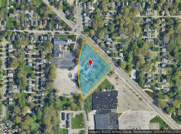  732 W Exchange St, Akron, OH Parcel Map