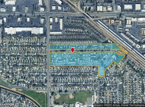 2409 W Alamos Ave, Fresno, CA Parcel Map