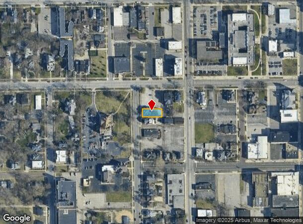  110 S Taylor St, South Bend, IN Parcel Map