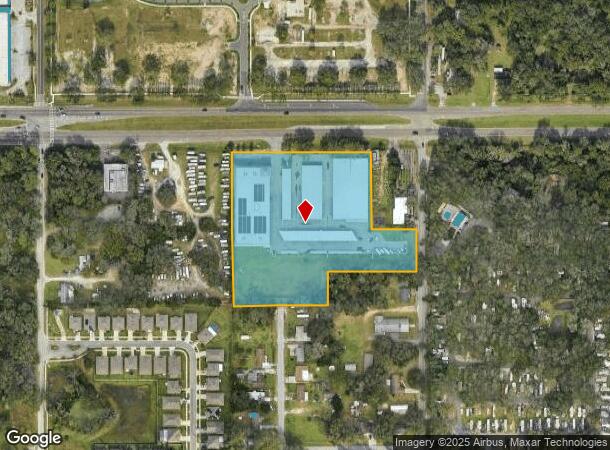  9343 E Fowler Ave, Thonotosassa, FL Parcel Map