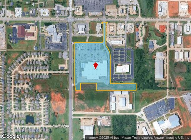 1000 E Highway 152, Yukon, OK Parcel Map