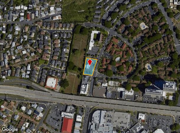1348 Hunakai St, Honolulu, HI Parcel Map