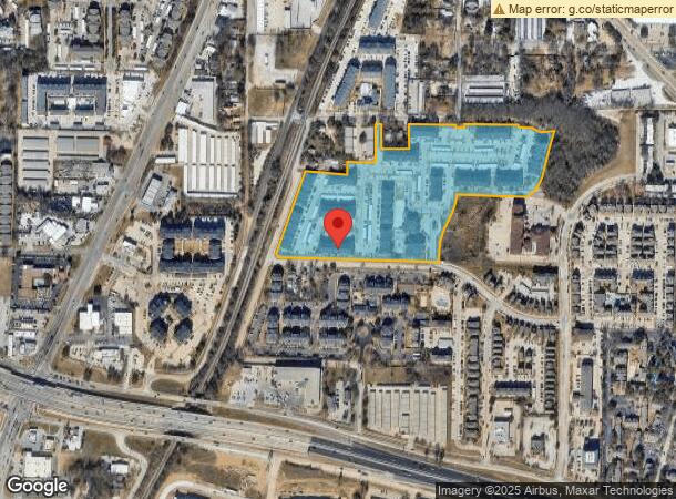  201 Inman St, Denton, TX Parcel Map