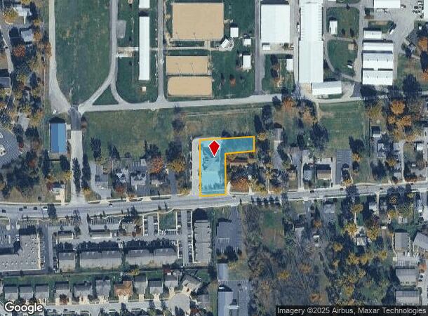  1000 W Jefferson St, Franklin, IN Parcel Map