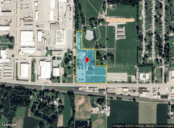 1600 W Market St, Nappanee, IN Parcel Map