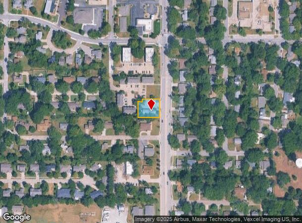 1127 Iowa St, Lawrence, KS Parcel Map