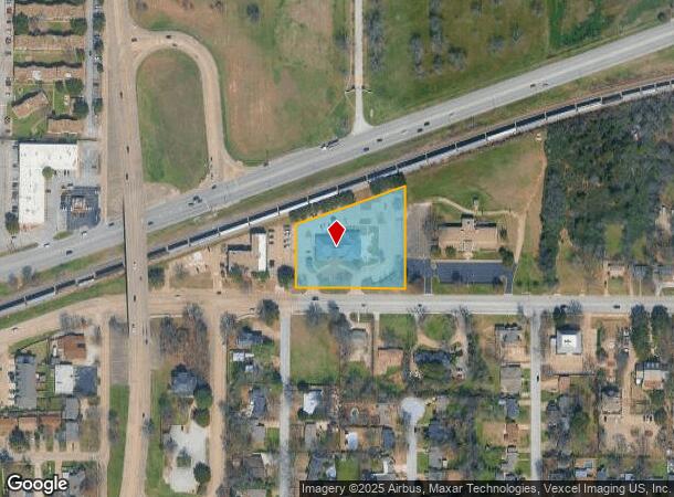  1515 W Abram St, Arlington, TX Parcel Map
