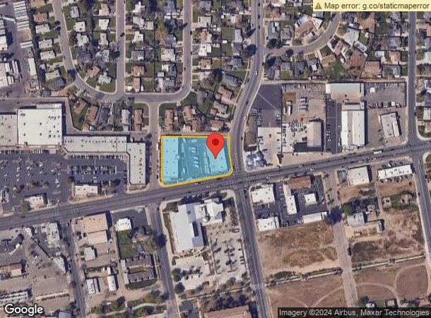  388 E Cross Ave, Tulare, CA Parcel Map