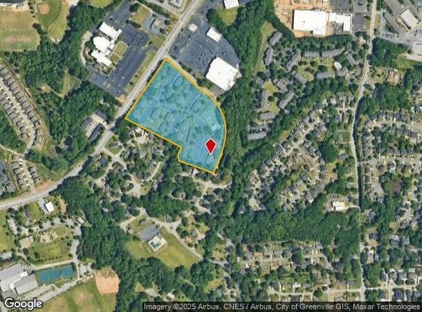 4990 Old Spartanburg Rd, Taylors, SC Parcel Map