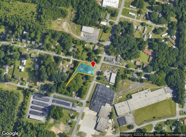  1206 Old Thomasville Rd, High Point, NC Parcel Map