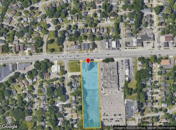  761 W Huron St, Pontiac, MI Parcel Map