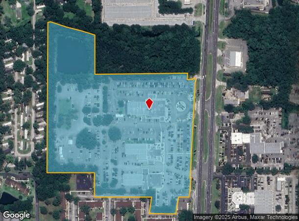  7200 Blanding Blvd, Jacksonville, FL Parcel Map