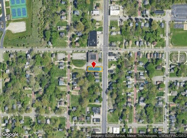  418 S Arlington St, Akron, OH Parcel Map