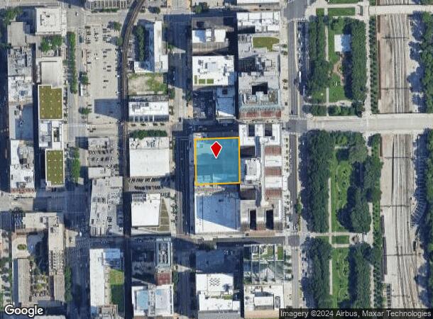  721 S Wabash Ave, Chicago, IL Parcel Map