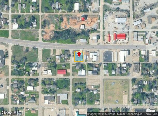 201 E Main St, Cushing, OK Parcel Map