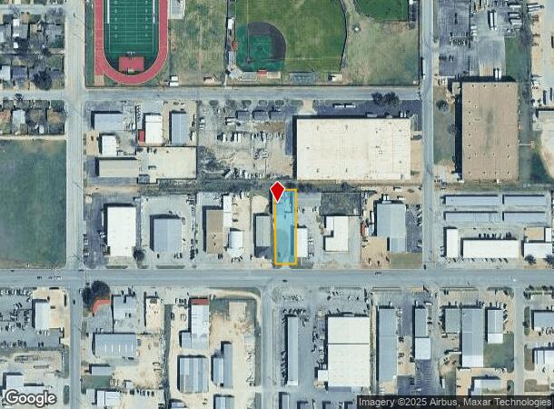  2112 Industrial Blvd, Abilene, TX Parcel Map