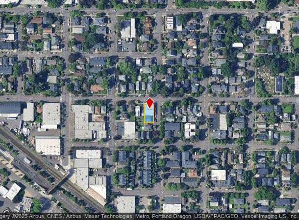  1532 Se Clinton St, Portland, OR Parcel Map