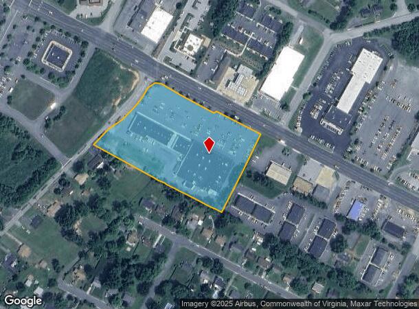  2604 W Main St, Waynesboro, VA Parcel Map
