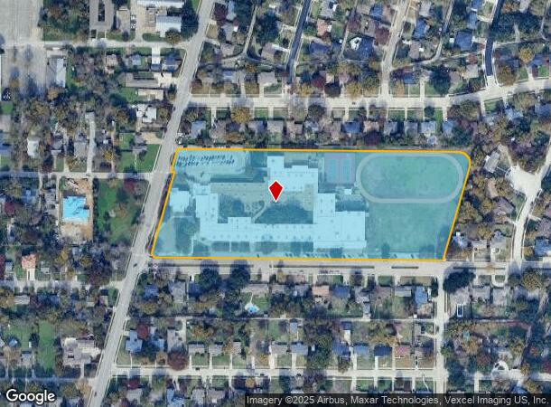 450 Abrams Rd, Richardson, TX Parcel Map