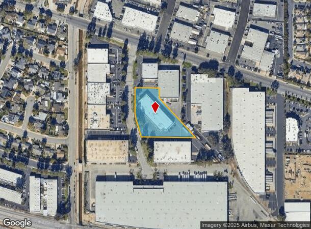  2734 Thompson Creek Rd, Pomona, CA Parcel Map