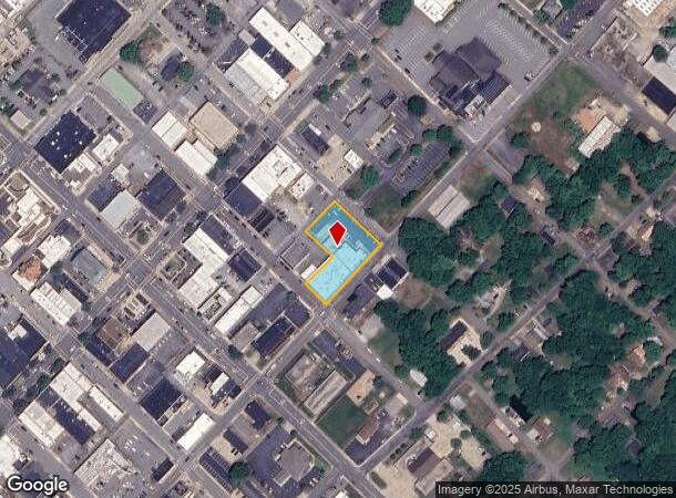  30 E 1St St, Lexington, NC Parcel Map