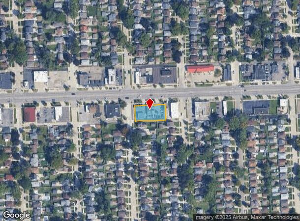  17151 Ecorse Rd, Allen Park, MI Parcel Map