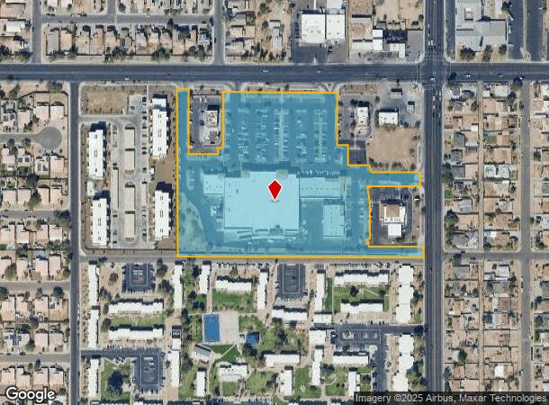  6036 S 7Th Ave, Phoenix, AZ Parcel Map