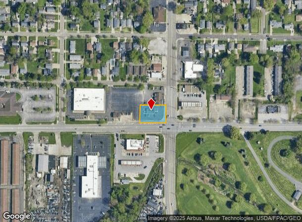  2126 S Main St, Akron, OH Parcel Map
