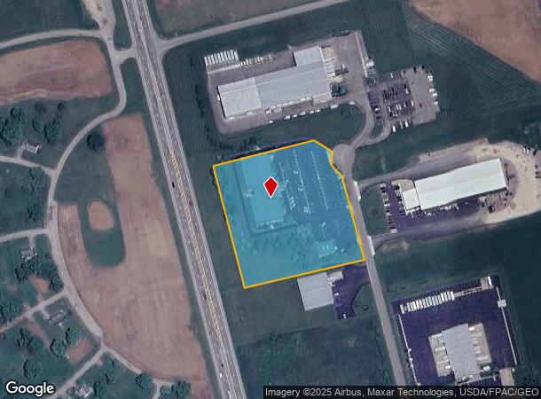  1410 Industrial Dr, Chillicothe, OH Parcel Map