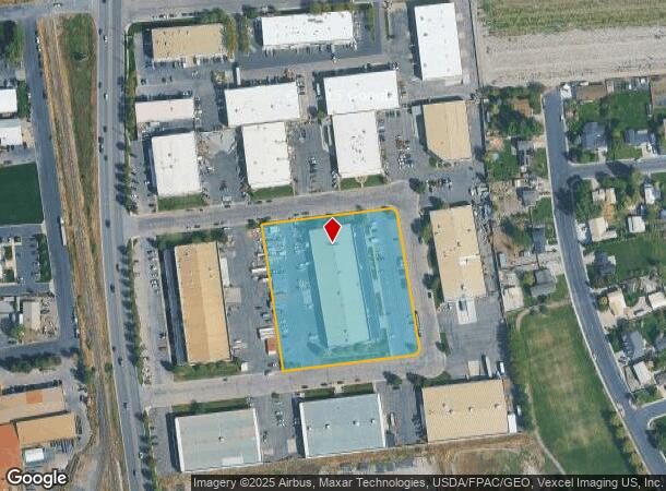  405 N 880 W, Lindon, UT Parcel Map