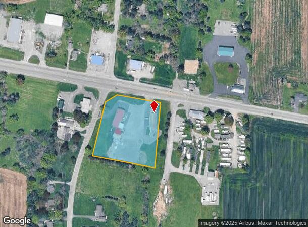 5596 E Main Rd, Stafford, NY Parcel Map