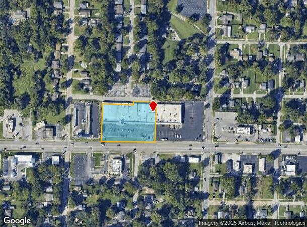  1027 W Kearney St, Springfield, MO Parcel Map
