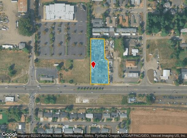  2784 Baseline St, Cornelius, OR Parcel Map
