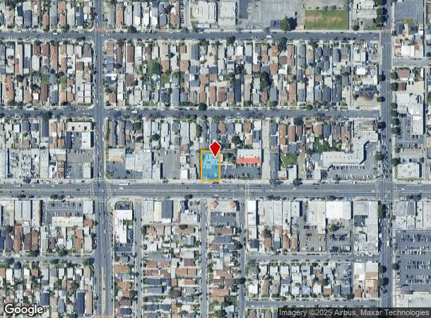  1357 E Florence Ave, Los Angeles, CA Parcel Map