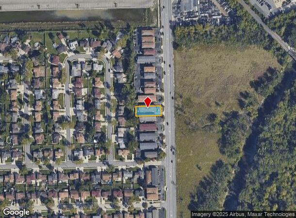  1650 N 1St Ave, Melrose Park, IL Parcel Map