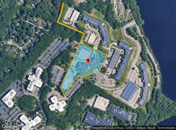 1050 Winter St, Waltham, MA Parcel Map