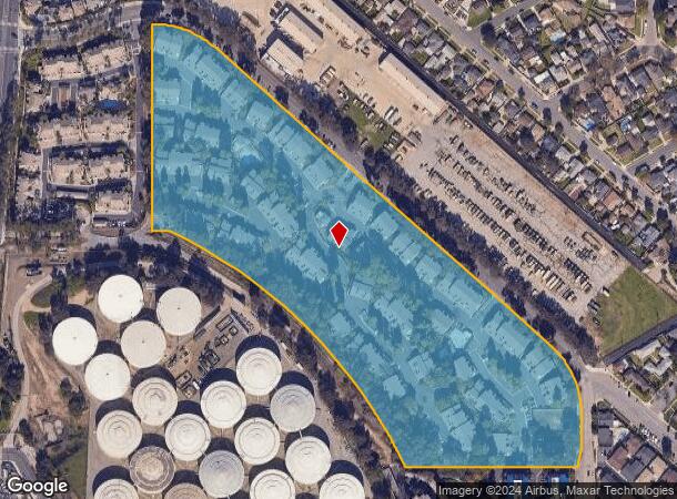  3500 Hathaway Ave, Long Beach, CA Parcel Map