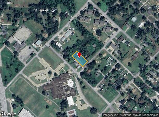 Spencer St, Brazoria, TX Parcel Map