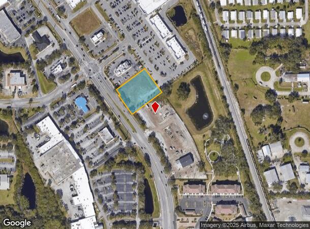  6345 N Wickham Rd, Melbourne, FL Parcel Map